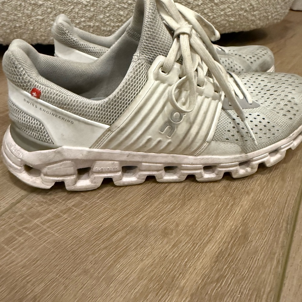 On Running Light Gray Sneakers